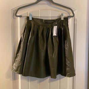 Leather skirt